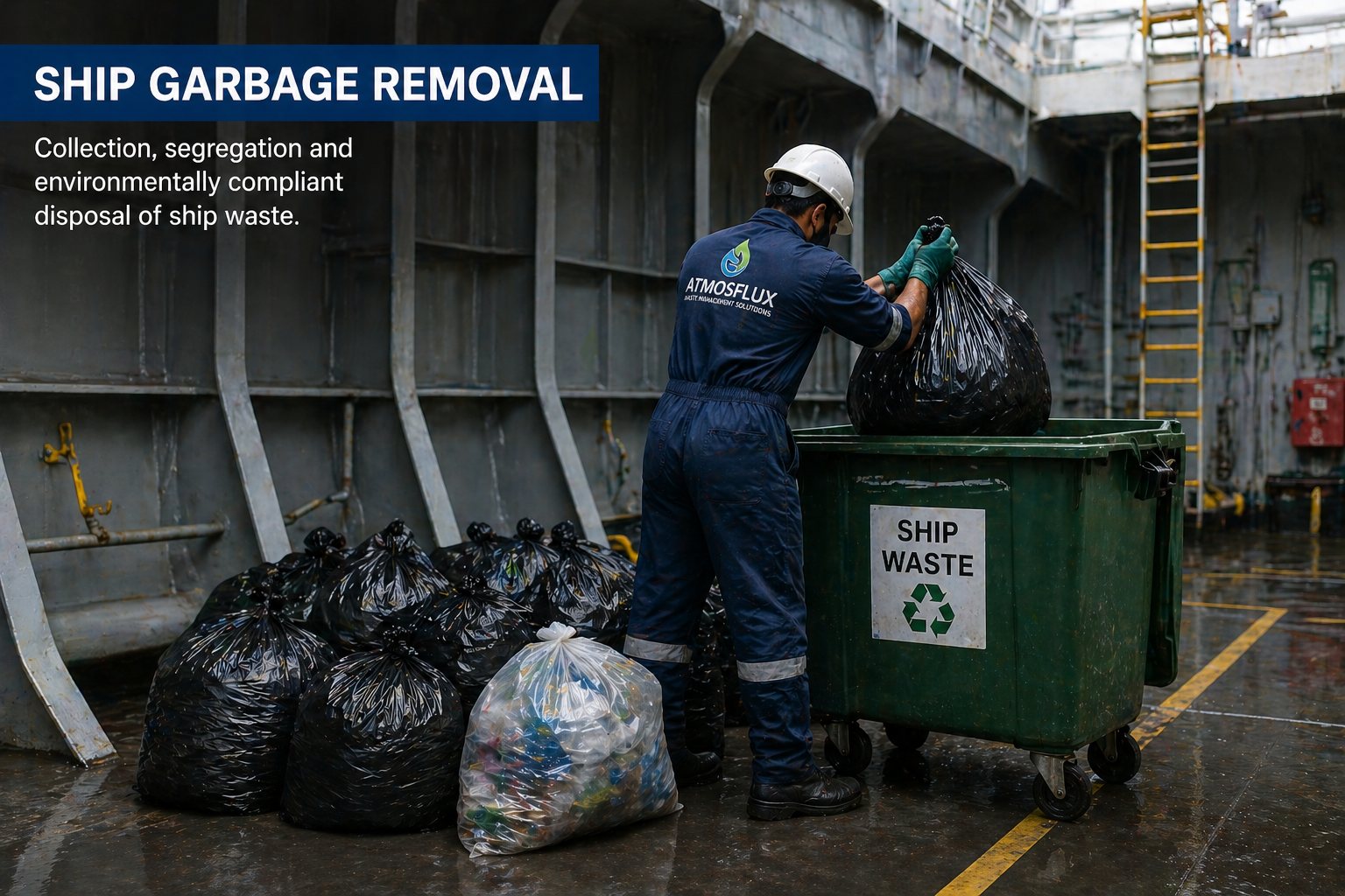 Ship garbage removal